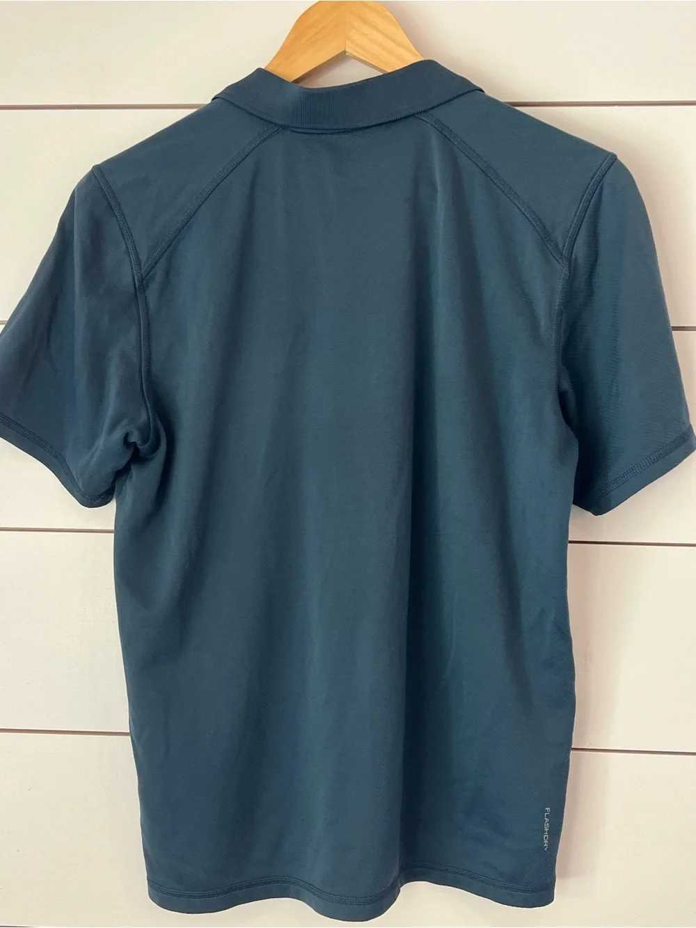 The North Face Men's Short-Sleeve FlashDry Polo in Deep Teal